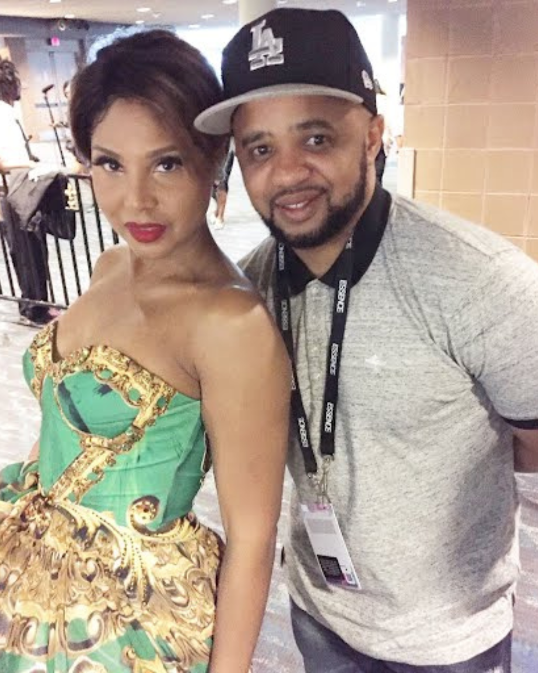 Sid Mali with Toni Braxton