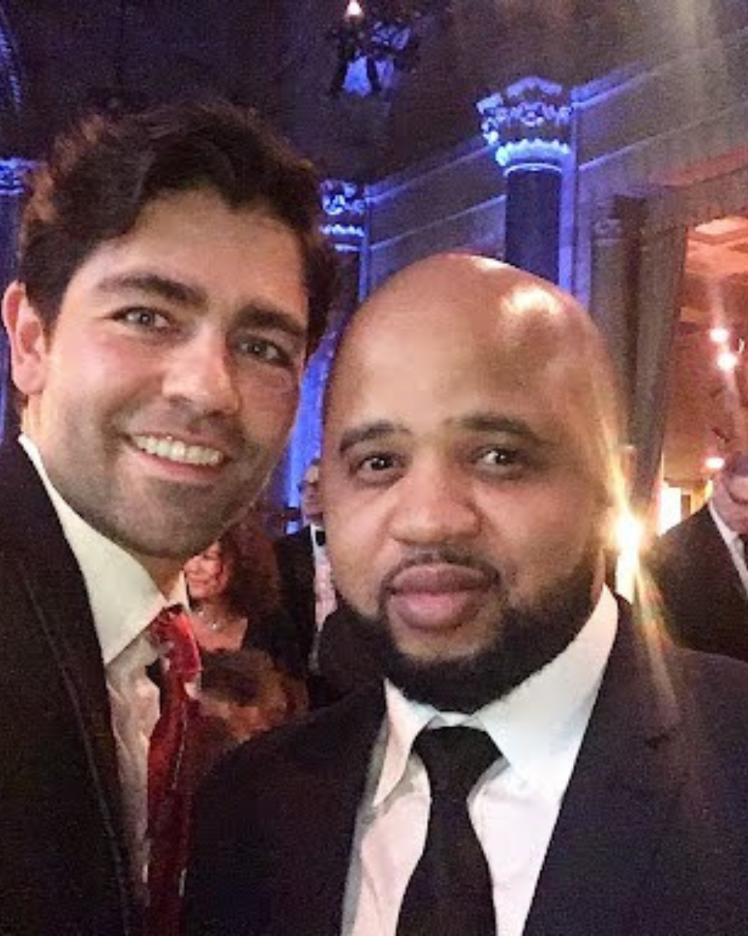 Sid Mali with Adrian Grenier